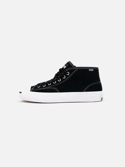 (166841C) 잭퍼셀 스웨이드 프로 미드 BLACK/WHITE/BLACK